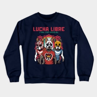 Lucha Libre Dogs Crewneck Sweatshirt